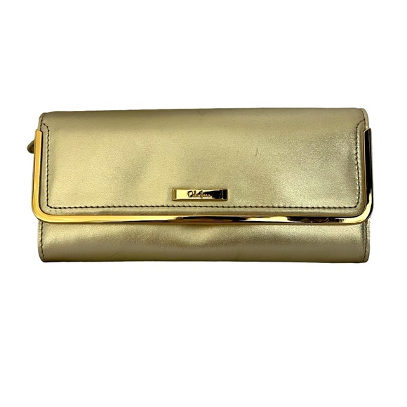 Cole Haan Handbags - NWT COLE HAAN ACCORDIAN WALLET ‘WHITE GOLD’ JANE STREET